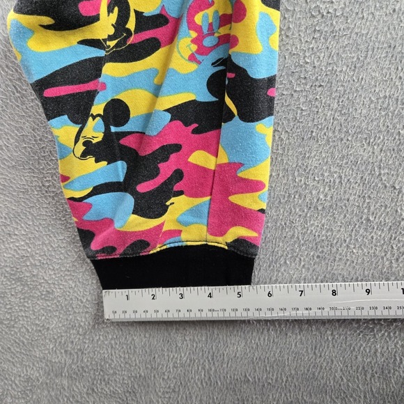 Disney Women Pants M Multicolor Camouflage Sweatpants Mickey Mouse Pajama Pants - Picture 9 of 11